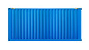 Seecontainer 20 Fuß - 14,91 qm, H2591 x B6058 x T2438 mm, bau, mit Holzfußboden