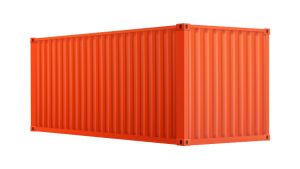 Seecontainer 20 Fuß - 14,91 qm, H2591 x B6058 x T2438 mm, rot, mit Holzfußboden