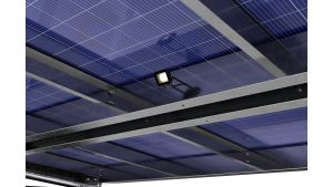 SolarCover 2.0 Anbaueinheit -  H3290 x B5842 x T5265 mm aus feuerverzinktem Stahl und widerstandsfähigen 5 mm Glas-Glas-Photovoltaik-Modulen