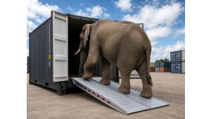 Verladerampe für Container - Paar - ohne Rand - M160 -  2.000 mm