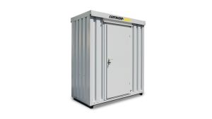 Isolierter WC-Container – 2 qm, H2515 x B2100 x T1140 mm, fertig montiert