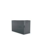 Fahrradgarage BikeBox Grundsystem - H1250 x B850 x T2050 mm mit Einhebelgriff-Zylinderschloss