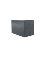 Fahrradgarage BikeBox Grundsystem - H1380 x B1150 x T2050 mm mit Einhebelgriff-Zylinderschloss